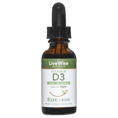 Vitamin D3 Liquid Drops - Vegan Friendly